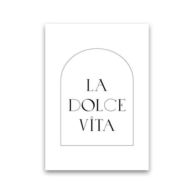 La Dolce Vita by Planeta444 - Print 17 Stories Size: 59.4cm H x 42cm W x 4cm D, Frame Option: No Framed on Productcaster.