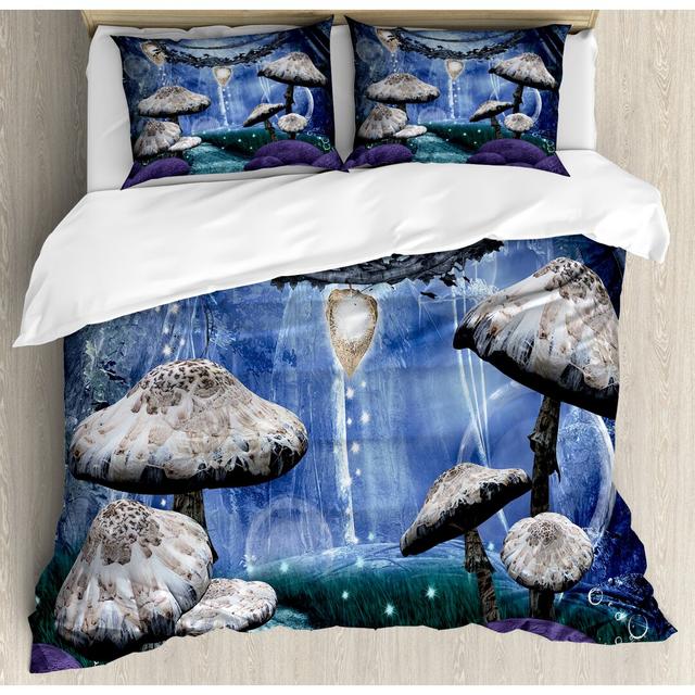 Gatun No Pattern [EU ONLY] Duvet Cover Set with Pillowcases Alpen Home Size: Kingsize - 2 Standard Pillowcases on Productcaster.