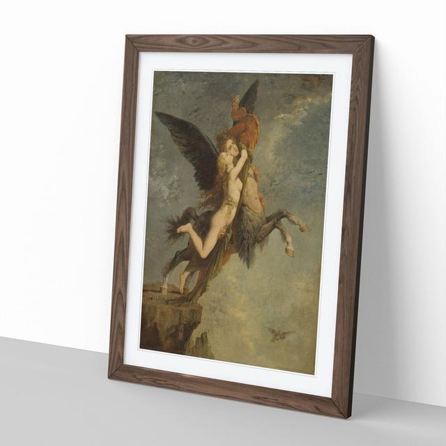 The Chimera by Gustave Moreau - Picture Frame Painting East Urban Home Frame Option: Walnut Framed, Size: 36cm H x 27cm W x 2cm D on Productcaster.