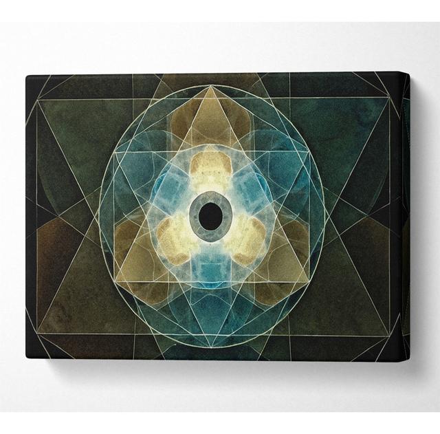 Sacred Pyramids - Wrapped Canvas Art Prints Latitude Run Size: 81cm H x 121.9cm W x 10cm D on Productcaster.