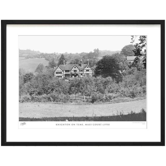 Knighton On Teme, Maes Court C1950 - Single Picture Frame Print The Francis Frith Collection Size: 40cm H x 50cm W x 2.3cm D on Productcaster.