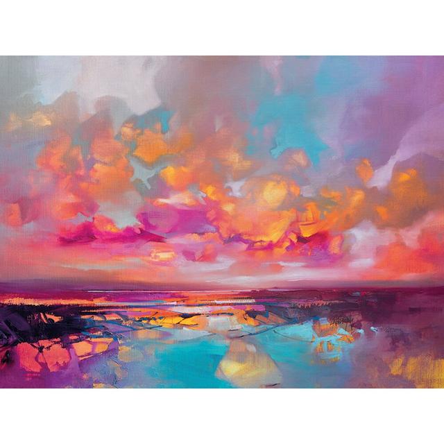 Fractal Shore by Scott Naismith - Wrapped Canvas Print Ebern Designs Size: 60 cm H x 80 cm W on Productcaster.