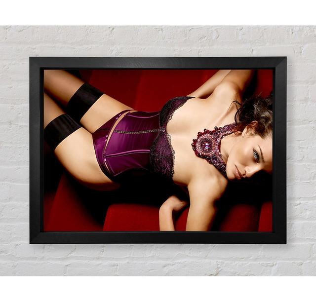 Purple Basque - Single Picture Frame Art Prints Canora Grey Size: 84.1cm H x 118.9cm W x 3.4cm D on Productcaster.