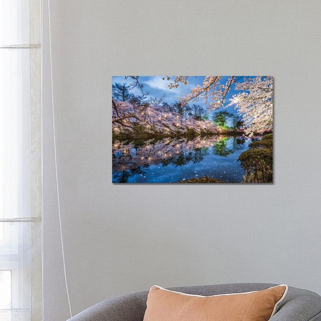 Sakura Festival At Takada Castle, Joetsu, Niigata Prefecture, Japan by Jan Becke - Wrapped Canvas Print Latitude Run Size: 45.72cm H x 66.04cm W x 3.8 on Productcaster.