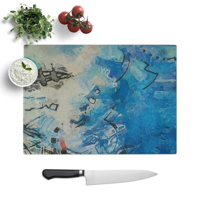 Tempered Glass Art Painting Vol.2 Chopping Board East Urban Home Size: 28.5 cm W x 20 cm L on Productcaster.