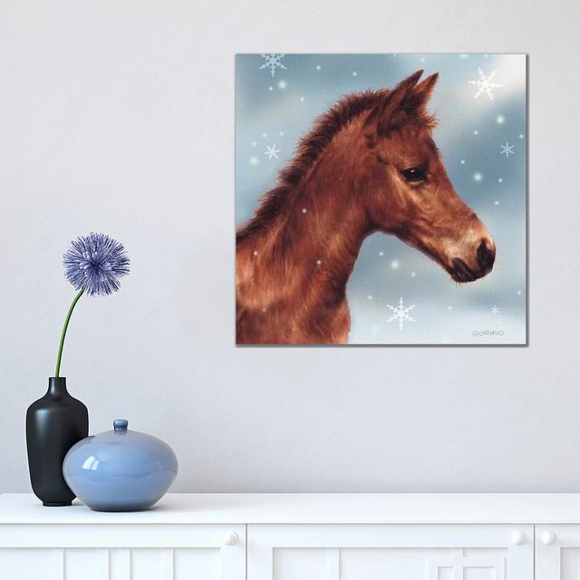 Starlight's Reflection by Giordano Studios - Wrapped Canvas Painting Natur Pur Size: 45.72cm H x 45.72cm W x 3.81cm D on Productcaster.