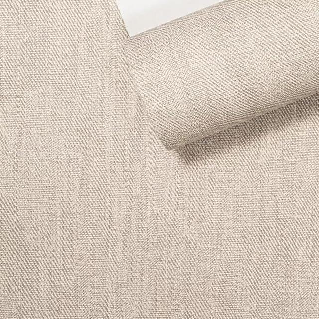 Reggy Plain Linen Effect Vinyl Grey 10.05m x 53cm Wallpaper Roll 17 Stories on Productcaster.