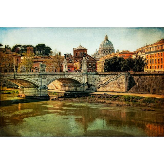 Ponte Vittorio Emanuelle by Danny Head - Wrapped Canvas Print 17 Stories Size: 51cm H x 76cm W on Productcaster.