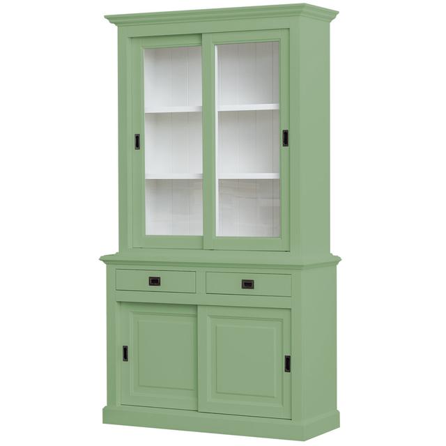 Analin Display Cabinet Rosalind Wheeler Colour: Green on Productcaster.