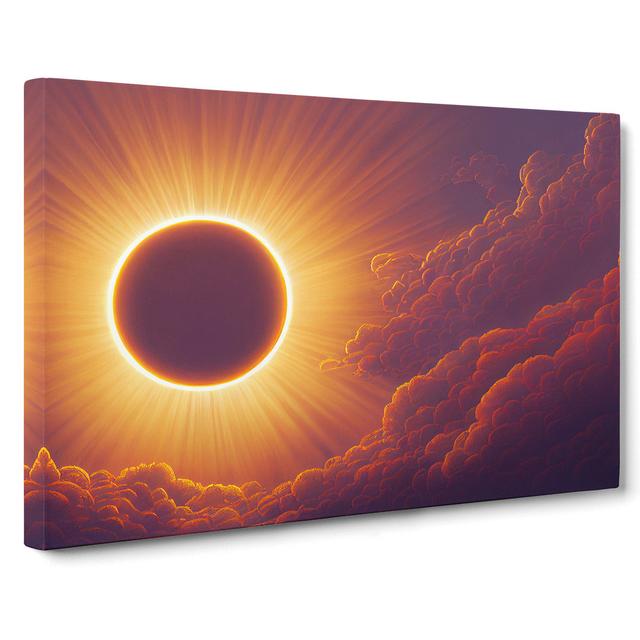 Effervescent Sunset - Wrapped Canvas Graphic Art Latitude Run Size: 35cm H x 50cm W x 3cm D on Productcaster.