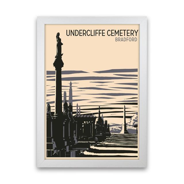 Undercliffe Cemetery Portrait Copy by Richard O'Neill - Graphic Art Corrigan Studio Format: White Framed, Size: 88cm H x 64cm W x 3cm D on Productcaster.