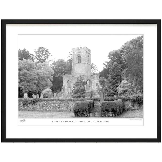 'Ayot St Lawrence, the Old Church C1955' by Francis Frith - Picture Frame Photograph Print on Paper The Francis Frith Collection Size: 40cm H x 50cm W on Productcaster.