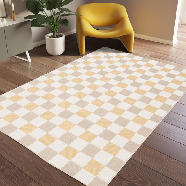 ORANGE Area Rug Latitude Run Rug Size: Rectangle 160 x 230cm on Productcaster.