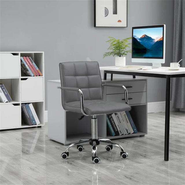 Maurice Office Chair Zipcode Design Upholstery Colour: Grey on Productcaster.