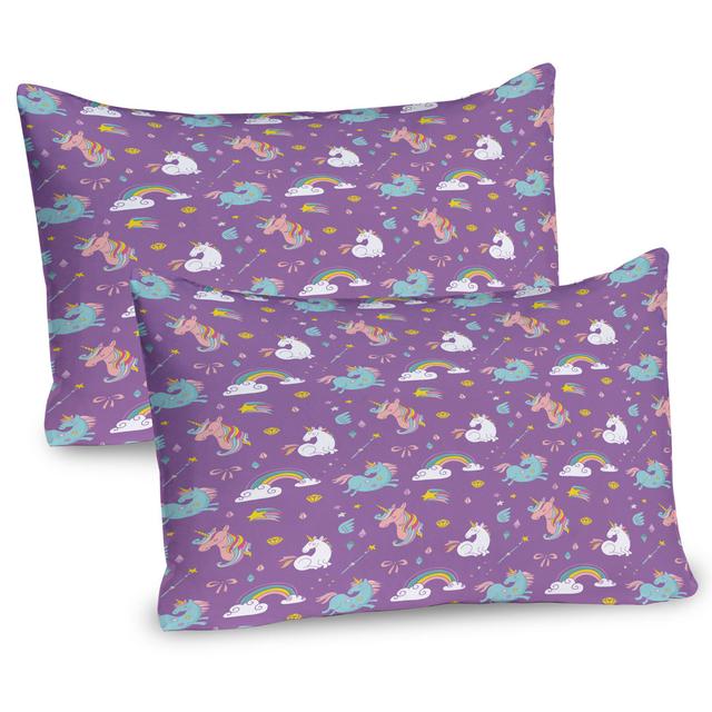 Unicorn Rainbow Baby Microfiber Sham (Set of 2) East Urban Home on Productcaster.