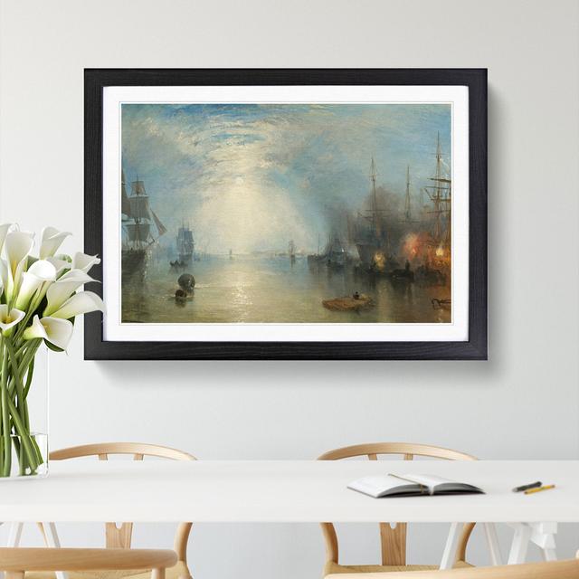 Keelmen Heaving in Coals by Joseph Mallord William Turner - Picture Frame Painting East Urban Home Frame Option: Black Framed, Size: 48cm H x 65cm W x on Productcaster.