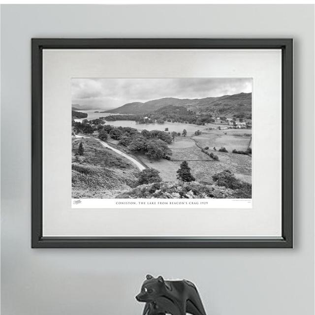 'Coniston, the Lake from Beacon's Crag 1929' by Francis Frith - Picture Frame Photograph Print on Paper The Francis Frith Collection Size: 28cm H x 36 on Productcaster.