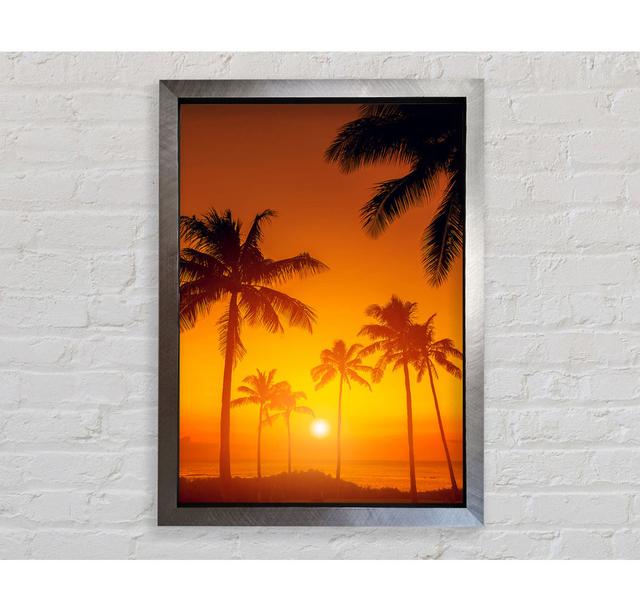 Stunning California Sunset - Single Picture Frame Art Prints Bright Star Size: 84.1cm H x 59.7cm W x 3.4cm D on Productcaster.