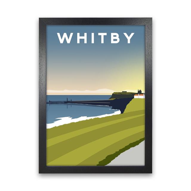 Whitby 5 Portrait by Richard O'Neill - Graphic Art Corrigan Studio Format: Black Framed, Size: 88cm H x 64cm W x 3cm D on Productcaster.