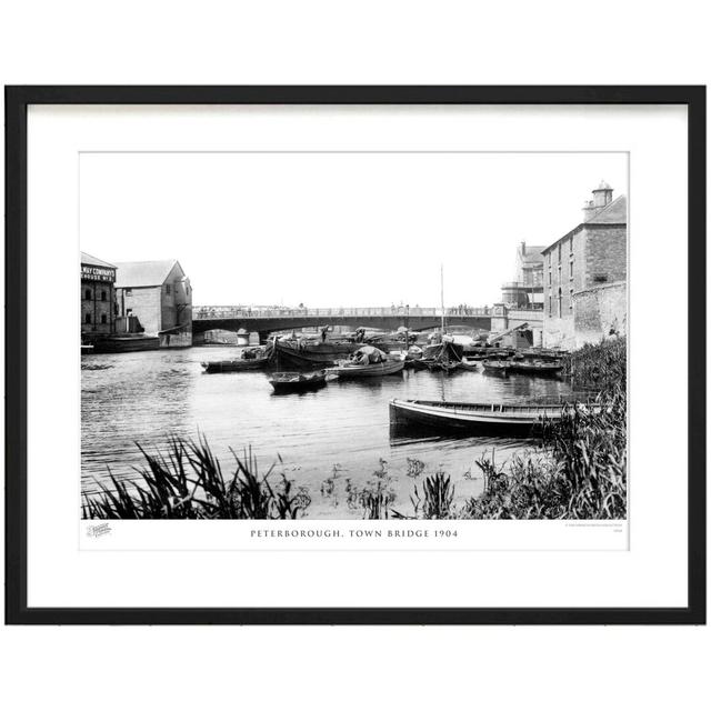 Peterborough, Town Bridge 1904 by Francis Frith - Single Picture Frame Print The Francis Frith Collection Size: 60cm H x 80cm W x 2.3cm D on Productcaster.