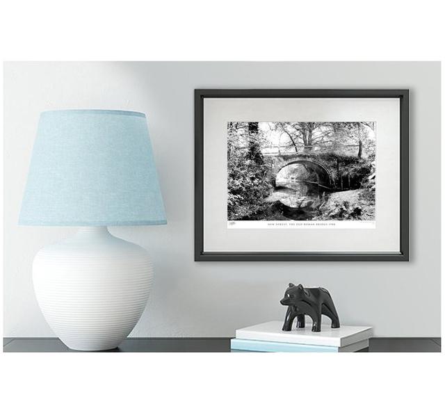 'New Forest, the Old Roman Bridge 1908' by Francis Frith - Picture Frame Photograph Print on Paper The Francis Frith Collection Size: 28cm H x 36cm W on Productcaster.