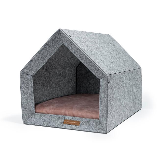 Ecological Hut Pet Cage Rexproduct Colour: Light Grey/Pink, Size: 80cm H x 62cm W x 64cm D on Productcaster.