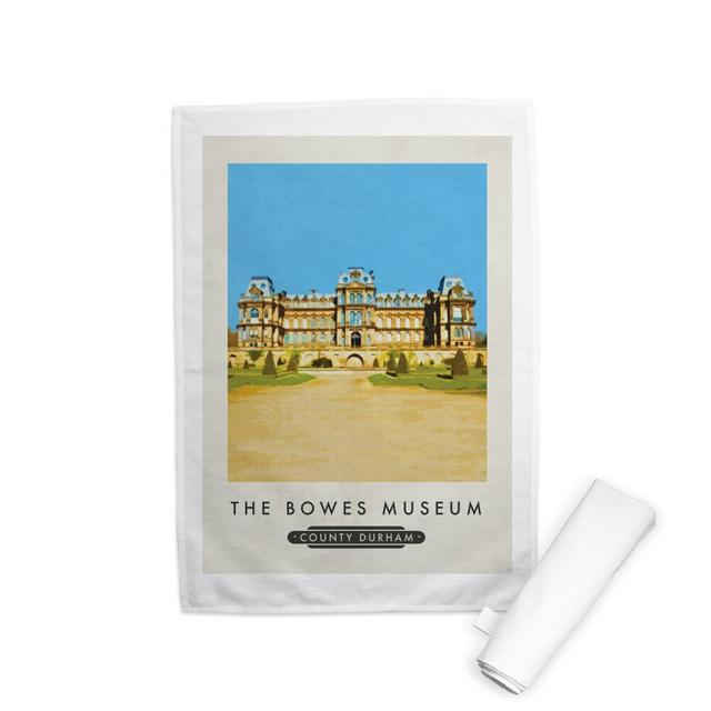 Bowes Museum, County Durham Tea Towel Happy Larry on Productcaster.