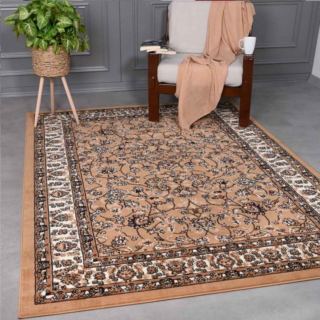 Candleick Power Loom Beige Rug Marlow Home Co. Rug Size: Rectangle 160 x 230cm on Productcaster.