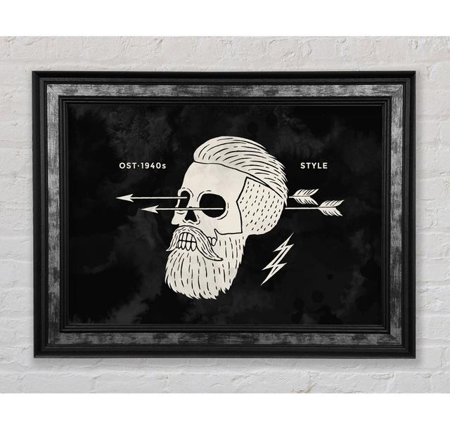 The Hipster Skull - Print Bright Star Size: 21cm H x 42cm W x 8cm D on Productcaster.