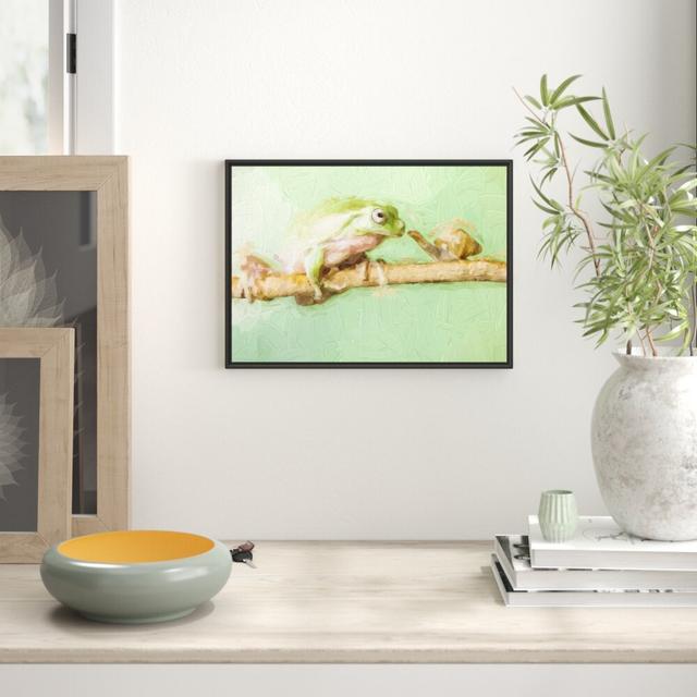 Gerahmtes Poster The Frog and the Snail East Urban Home Größe: 70 cm H x 100 cm B on Productcaster.