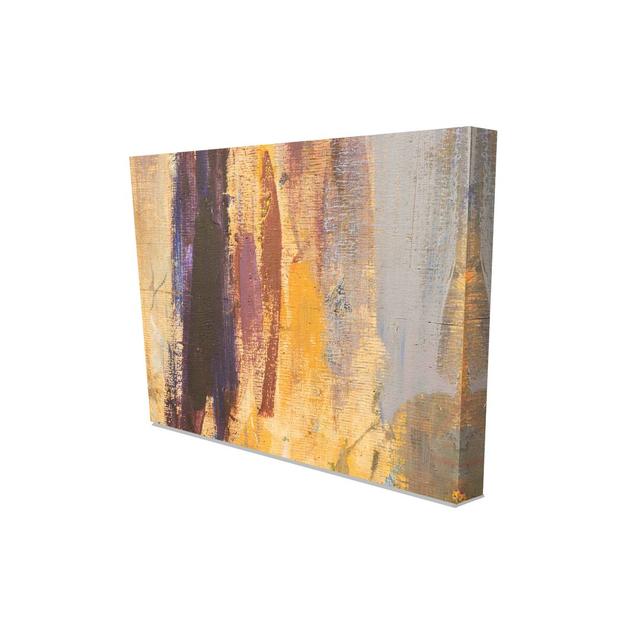 Wooden Board - Wrapped Canvas Graphic Art Print East Urban Home Size: 77 cm H x 51 cm W x 4 cm D on Productcaster.