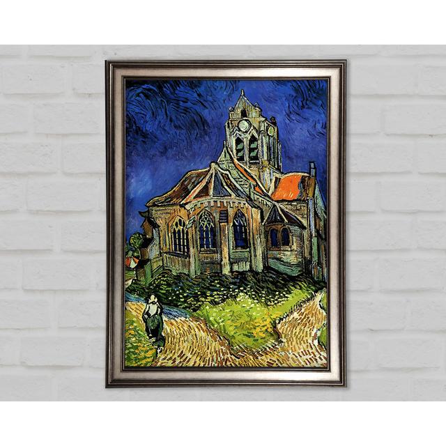 Van Gogh the Church at Auvers - Single Picture Frame Art Prints Rosalind Wheeler Size: 42cm H x 59.7cm W on Productcaster.