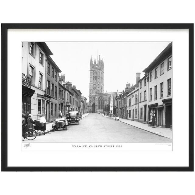 'Warwick, Church Street 1922' - Picture Frame Photograph Print on Paper The Francis Frith Collection Size: 28cm H x 36cm W x 2.3cm D on Productcaster.