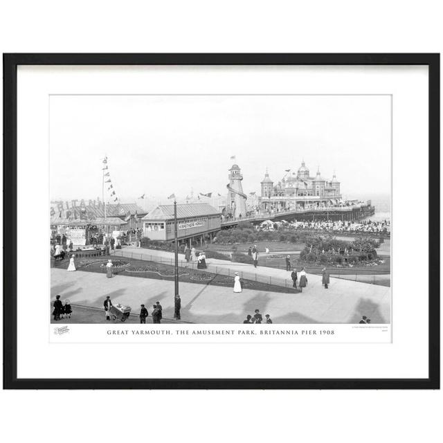 'Great Yarmouth, the Amusement Park, Britannia Pier 1908' by Francis Frith - Picture Frame Photograph Print on Paper The Francis Frith Collection Size on Productcaster.