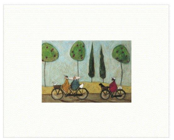 'A Nice Day for It' Painting Print East Urban Home Size: 24cm H x 30cm W, Mount Colour: White, Format: Paper on Productcaster.