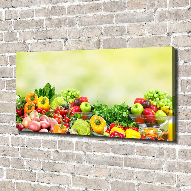 Fruits and Vegetables - Unframed Art Prints on Canvas Ebern Designs on Productcaster.