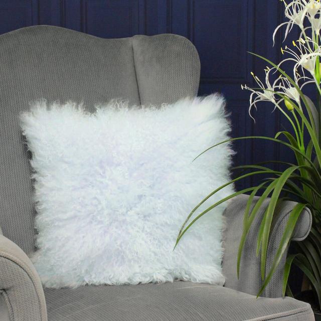 Ahziyah Square Pillow Cover Canora Grey Colour: Blue Blush on Productcaster.