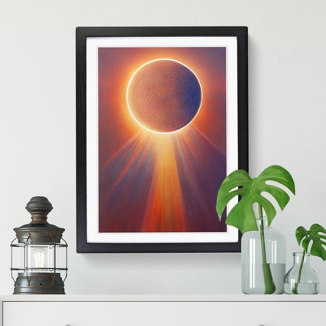 Sun Art Vol.2 - Single Picture Frame Print Latitude Run Size: 46cm H x 34cm W x 2cm D, Frame Option: Black on Productcaster.