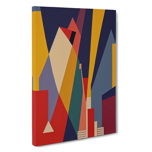 Unique Abstract Architecture No.2 - Wrapped Canvas Graphic Art George Oliver Size: 76cm H x 50cm W x 3cm D on Productcaster.