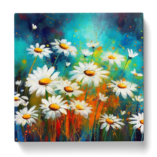 Daisy Color Field Painting - Print Brambly Cottage on Productcaster.