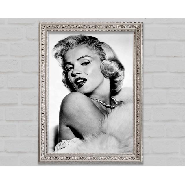 Marilyn Monroe Glamour - Single Picture Frame Art Prints Ebern Designs Size: 141cm H x 100cm W x 3cm D on Productcaster.