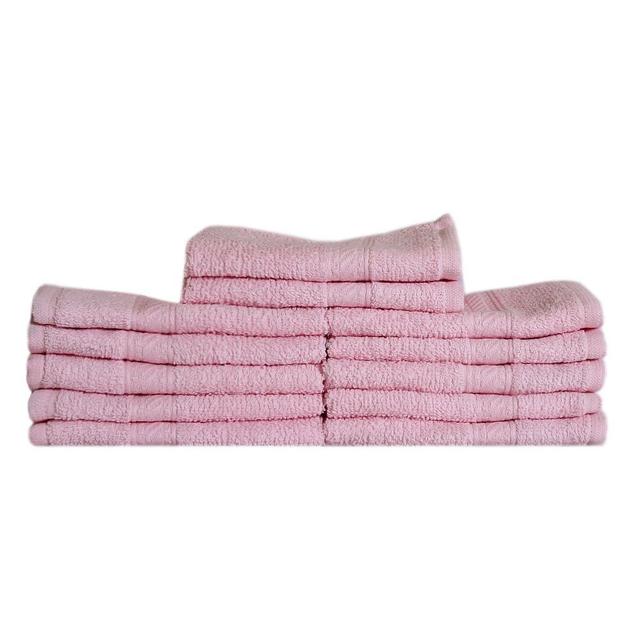 Josephine Combed Cotton Face Cloths (Set of 2) 17 Stories Colour: Pink on Productcaster.