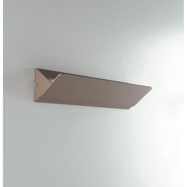 1 - Light LED Flush Mounted Sconce InTec Fixture Finish: Bronze on Productcaster.