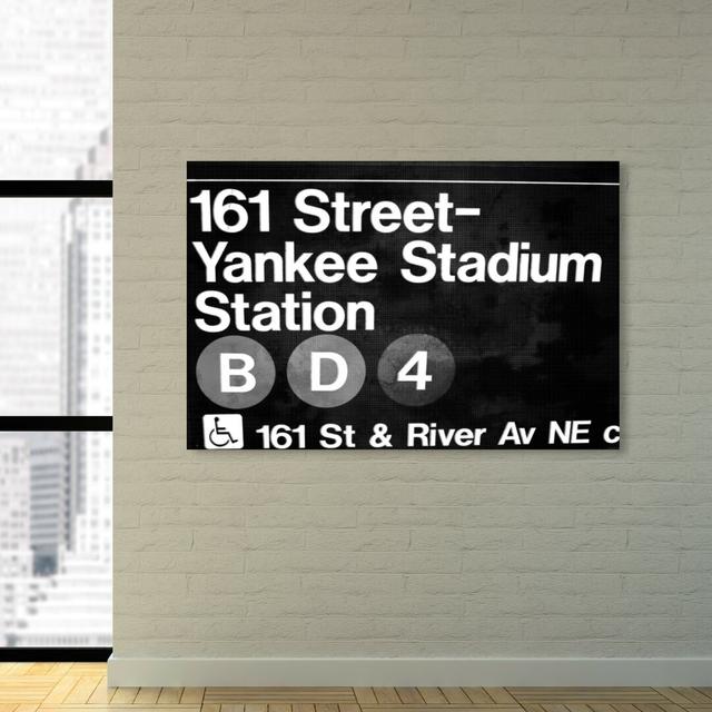 Yankee Stadium - No Frame Print on Canvas East Urban Home Size: 76.2 cm H x 114.3 cm W x 3.8 cm D on Productcaster.