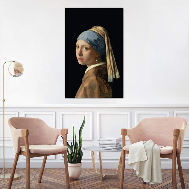 'Girl with a Pearl Earring, c.1665-6' by Johannes Vermeer Painting on Wrapped Canvas Ophelia & Co. Size: 66.04cm H x 45.72cm W x 1.91cm D, Frame Optio on Productcaster.