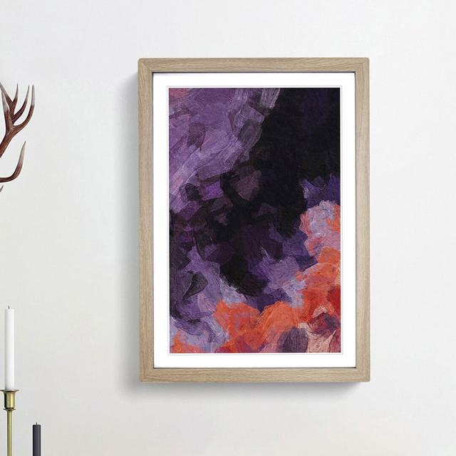 Curiosity in Abstract - Picture Frame Graphic Art Print East Urban Home Size: 48cm H x 36cm W x 2cm D, Frame Option: Oak Framed on Productcaster.