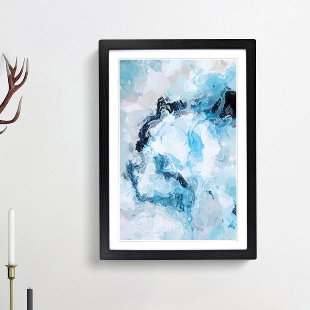 Reflecting on the Love in Abstract - Picture Frame Graphic Art Print East Urban Home Frame Option: Black Framed, Size: 65cm H x 48cm W x 2cm D on Productcaster.