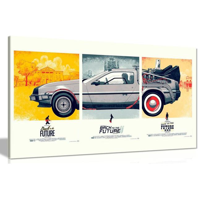 Back To The Future Poster - Wrapped Canvas Print Panther Print on Productcaster.