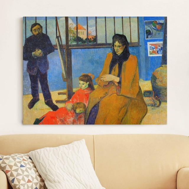 Leinwandbild Die Familie Schuffenecker von Paul Gauguin Rosalind Wheeler Größe: 60 cm H x 80 cm B on Productcaster.