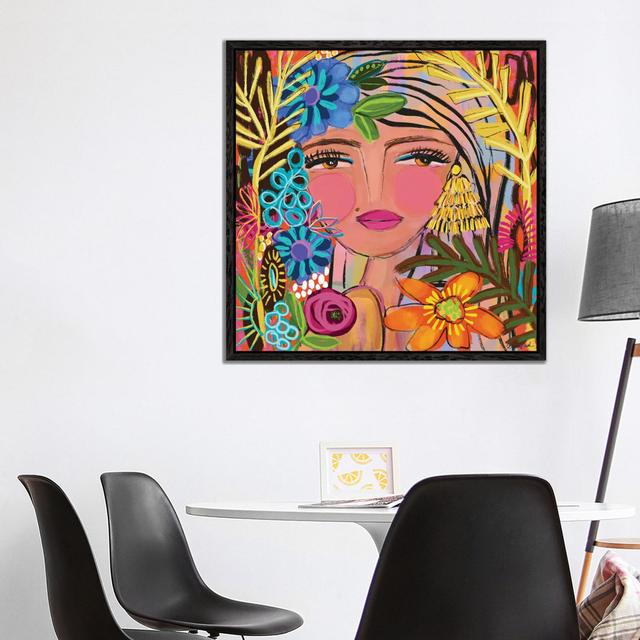 Untamed Beauty by Brenda Bush - Gallery-Wrapped Canvas Giclée on Canvas Latitude Vive Size: 93.98cm H x 93.98cm W x 3.81cm D, Format: Black Floater Fr on Productcaster.